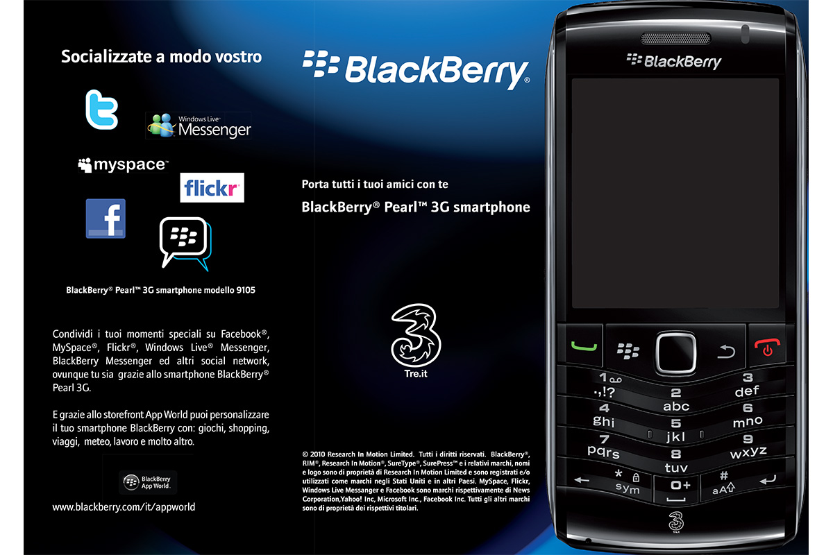 BlackBerry Pearl - flyer