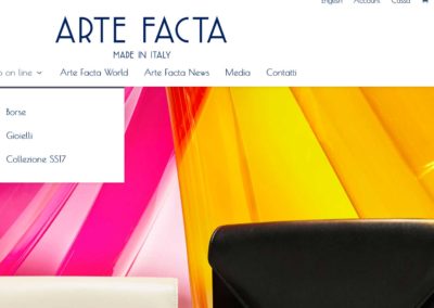 Ecommerce Arte-Facta Made in Italy
