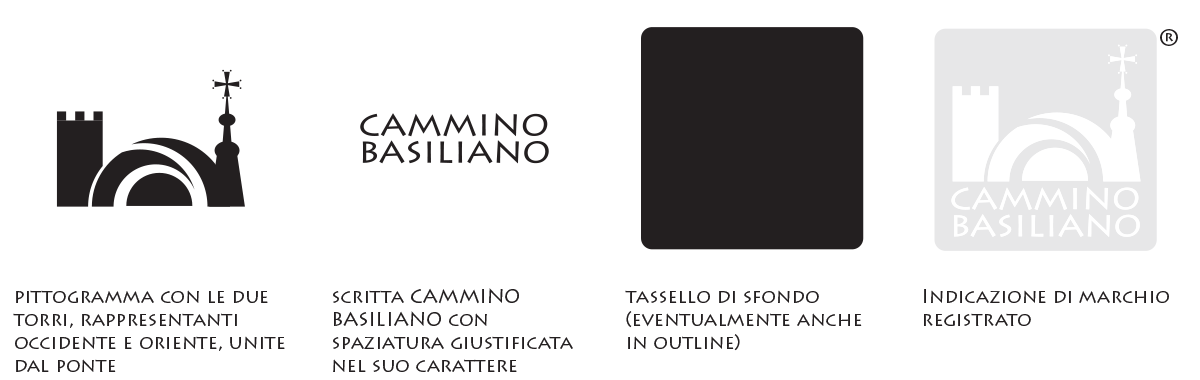 camminocasiliano-logo-brandbook-1 Cammino Basiliano logo elements