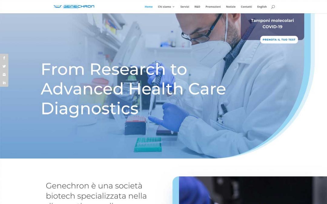Genechron – web design
