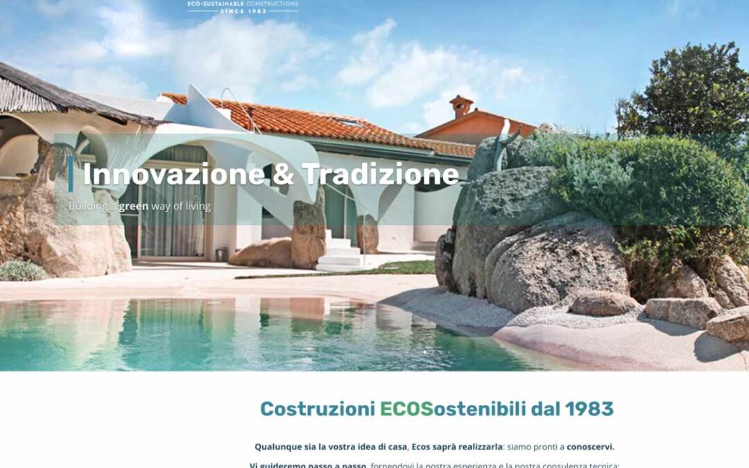 Ecos Costruzioni – web design